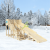 Детская деревянная зимняя горка "IgraGrad Snow Fox", скат 5,9 м без окраски Детская деревянная зимняя горка "IgraGrad Snow Fox", скат 5,9 м без окраски
